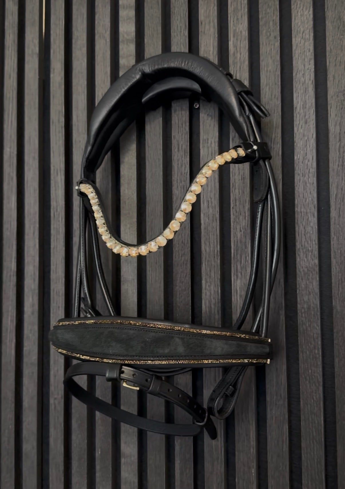 Trense "Black & Gold Suede Magic" | Limited Edition