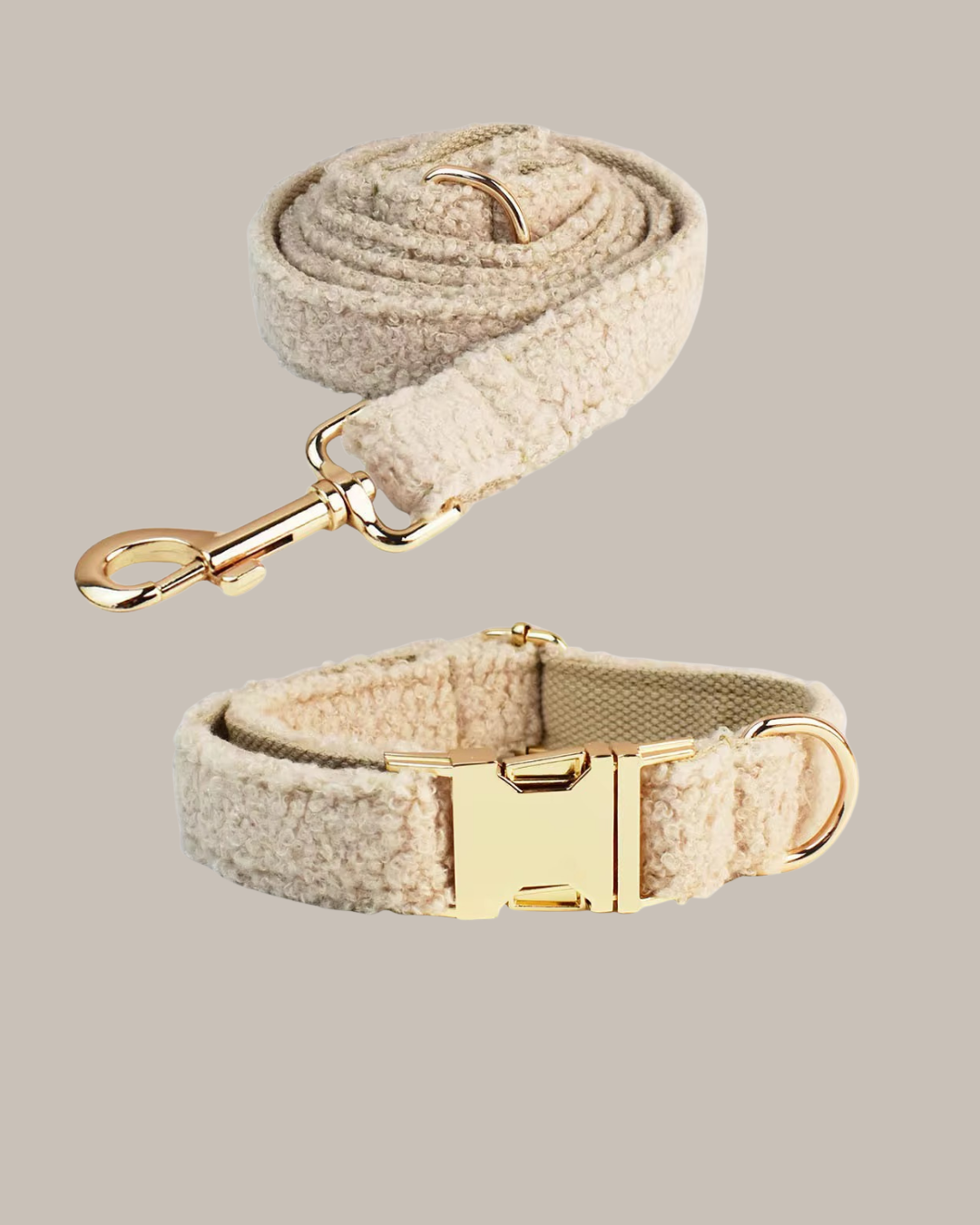 Set: Leine und Halsband "Teddy"