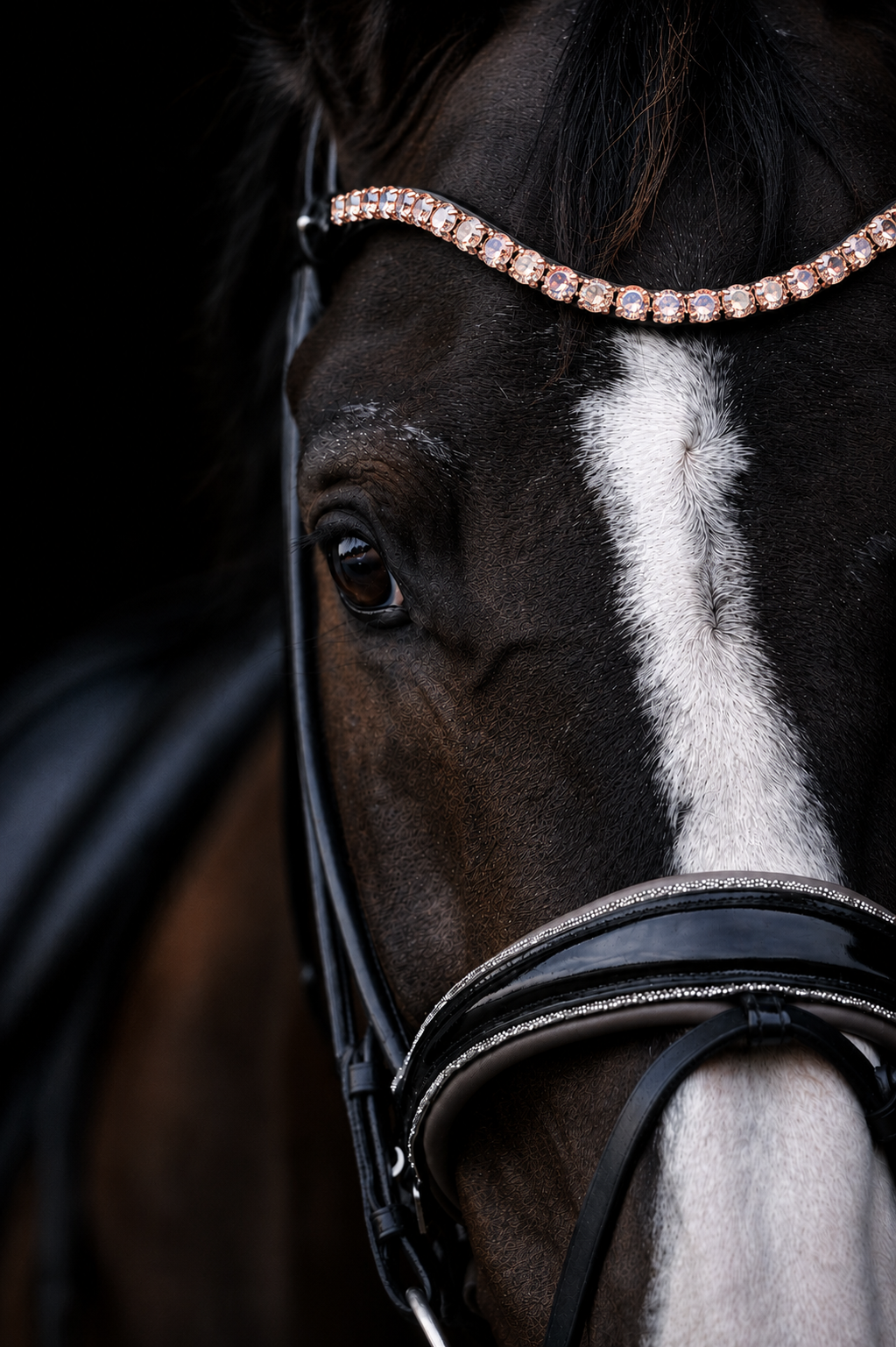Stirnriemen "Rosegold Slim"